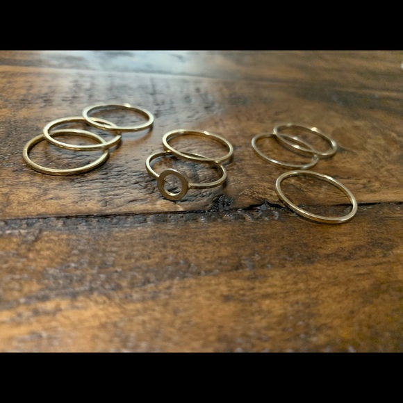 Gold ring set - Picture 4 of 6